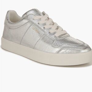 Sam Edelman Metallic Silver Sneakers